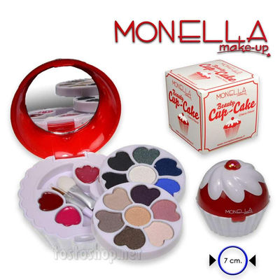 Monella trousse make up beauty cup cake candy flavor