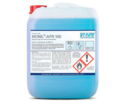 Monil- afr 100 preparat do czyszczenia fasad aluminiowych.