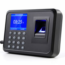 Monitor de tiempo y asistencia Timekeeper contraseña biométrica 2.4&quot;USB