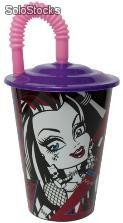 Monster high violet verre 450 ml jus de canne