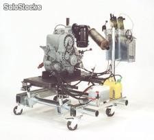 Montaje y preparación de motores de combustión para ensayos
