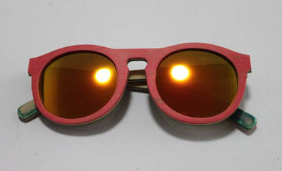Montatura occhiale in legno da sole e da vista - Foto 5