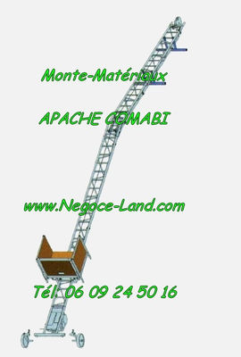 Monte tuiles &amp; matériaux APACHE COMABI 10m charge 150Kg complet (occasion