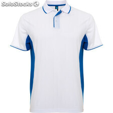 Montmelo polo shirt s/m white/royal ROPO0421020105