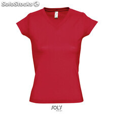 Moon camiseta mujer 150g Rojo l MIS11388-rd-l