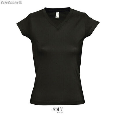 Moon women t-shirt 150g noir profond l MIS11388-db-l