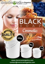 Morocan black soap with flavor