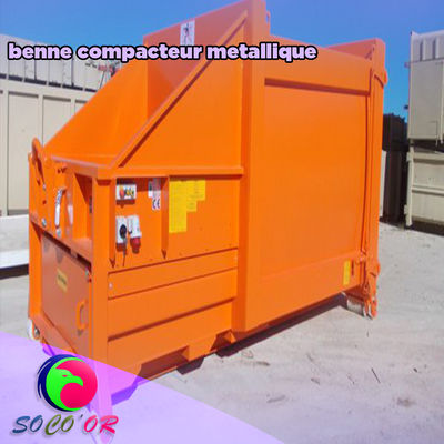 Morocco - Benne Compacteur Métallique Benne ordure métallique Maroc Toute ville.