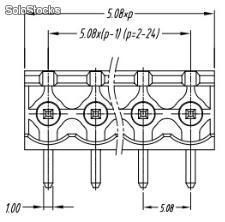 Morsettiera 2 oppure 10 poli circuito stampato,Morsettiere per pcb lz1rk-5.0 - Foto 2