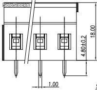 morsettiera elettrica，morsetti saldabili，Connettori Per pcb lg129d-7.5 - Foto 2