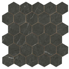 Mosaico hexagonal marquina pulido 1ª 26x27 porc.