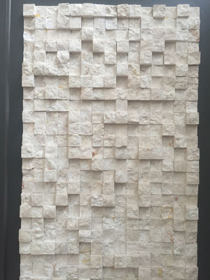 Mosaico in pietra naturale ( bianco Ibla ) 3d - Foto 2