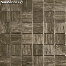 mosaico madera gris