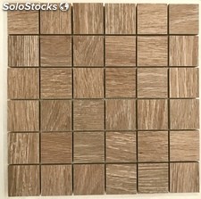 mosaico madera natural
