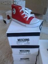 Moschino kids shoes.