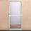 Moskitiera Drzwi Włókno szklane Aluminium Biały (220 x 100 cm) - 2