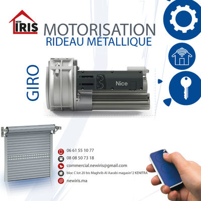 Moteur central pour rideau métallique Nice GIRO