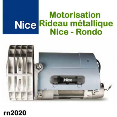 Moteur nice rondo - RN2040 grille et rideau metallique