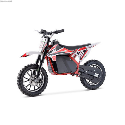 Moto mini dirt bipower 500W kids - Rojo elityon