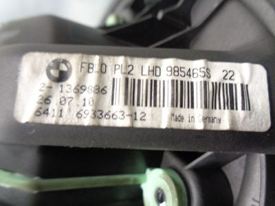 Motor calefaccion / 64116933663 / 1369886 / 4374371 para bmw serie 1 berlina (E8 - Foto 4
