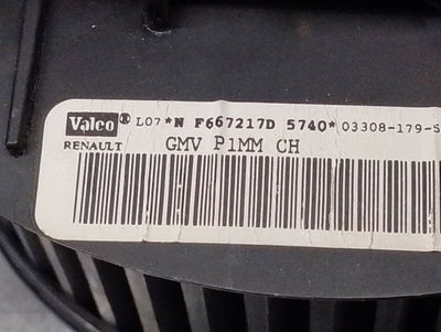 Motor calefaccion / F667217D / valeo / 4320612 para nissan micra (K12E) Sport - Foto 5
