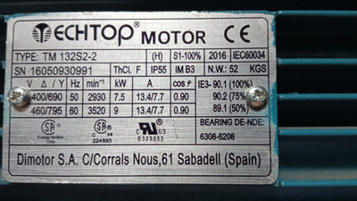 Motor electrico 7,5 kw 10 hp - Foto 3