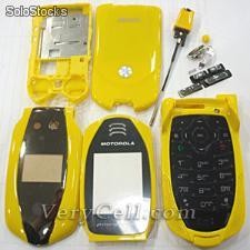 Motorola Nextel i877 full housing yellow el suministro fabricación