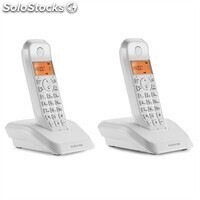 Motorola S1202 Telefono dect duo Blanco