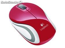 Mouse Logitech Wireless Mini Mouse M187 Red 910-002732