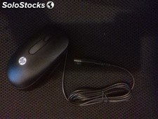 mouse negro alambrico HP USB