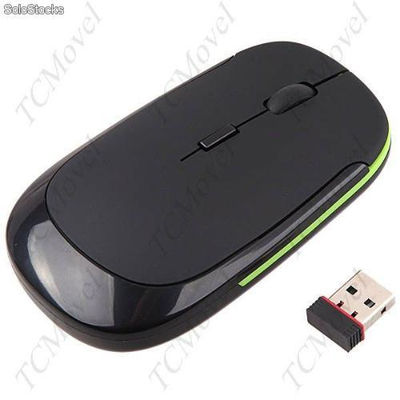 Mouse Optical com Mini Receptor USB 2,4 GHz sem fio 1600dpi - Foto 2