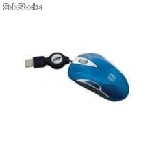 Mouse Optico Coletek Mini Usb Azul