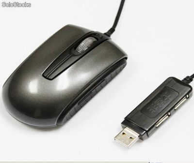 Mouse with built-in sd/tf card reader and usb hub
