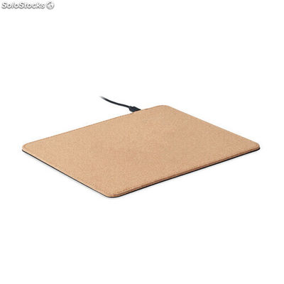 Mousepad mit Ladestation 10W beige MIMO6476-13