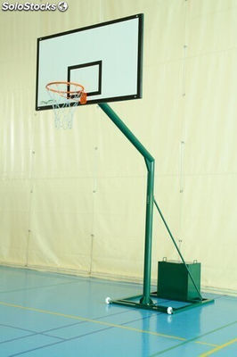 Movable Basketball Backstops Set