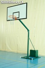 Movable Basketball Backstops Set