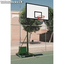 Movable Basketball Backstops Set with 4 wheels