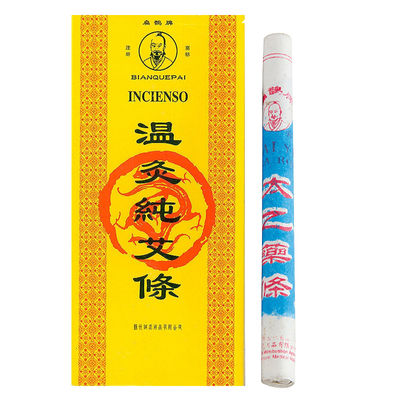 Moxa en puro de artemisa pura con humo &quot;Qing ai tiao&quot; Ener-Qi (10 unidades):