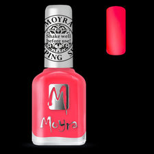 Moyra esmalte stamping rosa neon 20