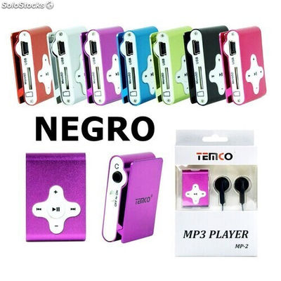 MP3 Sin Memoria Sin Display Negro