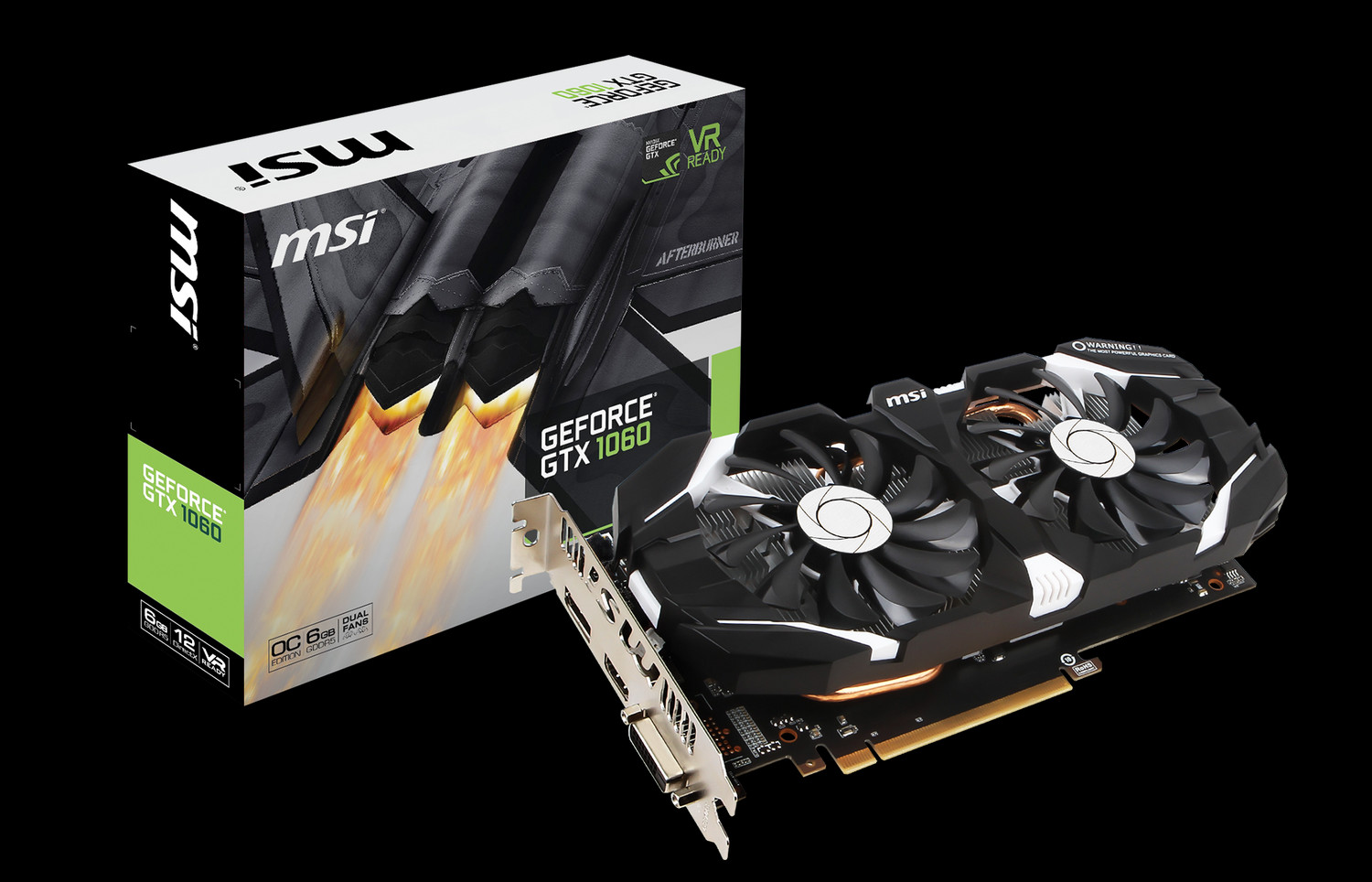 Msi GeForce gtx 1060 6GT OCV1 GeForce gtx 1060 6GB GDDR5 V809-2234R