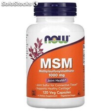 MSM, Méthyl-sulfonyl-méthane, 1000 mg, 120 capsules végétariennes