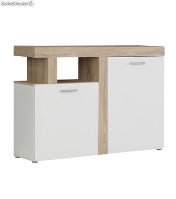 Mueble Aparador De Salón Jelani. 128,4x91,5x33,8 Cm. Diseño Nórdico Moderno