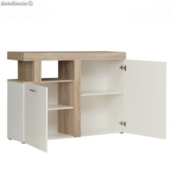Mueble Aparador De Salón Jelani. 128,4x91,5x33,8 Cm. Diseño Nórdico Moderno - Foto 3