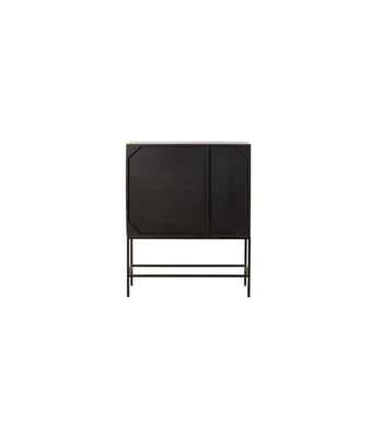 Mueble aparador Md-Orgiba 2 puertas, 2 cajones acabado negro, 80cm(ancho) - Foto 3