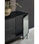 Mueble aparador para comedor modelo Blur 4 puertas acabado negro, 45cm(ancho) - Foto 3