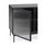 Mueble aparador para comedor modelo Blur 4 puertas acabado negro, 45cm(ancho) - Foto 2