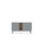 Mueble aparador para comedor modelo Corvo 1 puerta 3 cajones acabado gris perla, - Foto 3