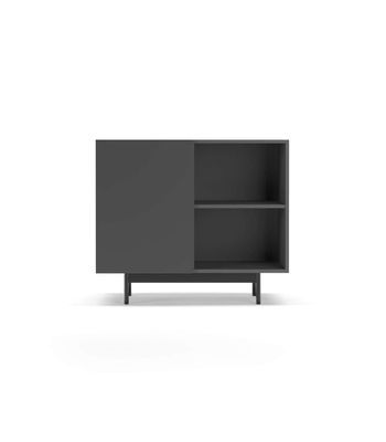 Mueble auxiliar modelo 601-2 acabado en grafito. 78 cm (alto) x 90 cm (ancho) x - Foto 3