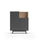 Mueble auxiliar modelo-602-1 acabado roble/grafito, 110 cm (alto) x 90 cm - Foto 2